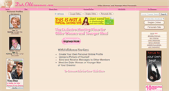 Desktop Screenshot of dateolderwomen.com